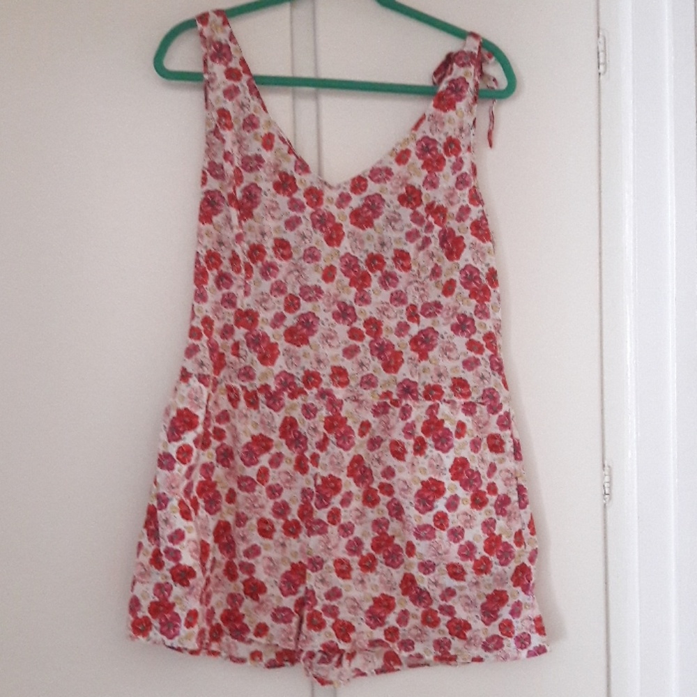 Miley Cyrus Max Azria Floral Romper